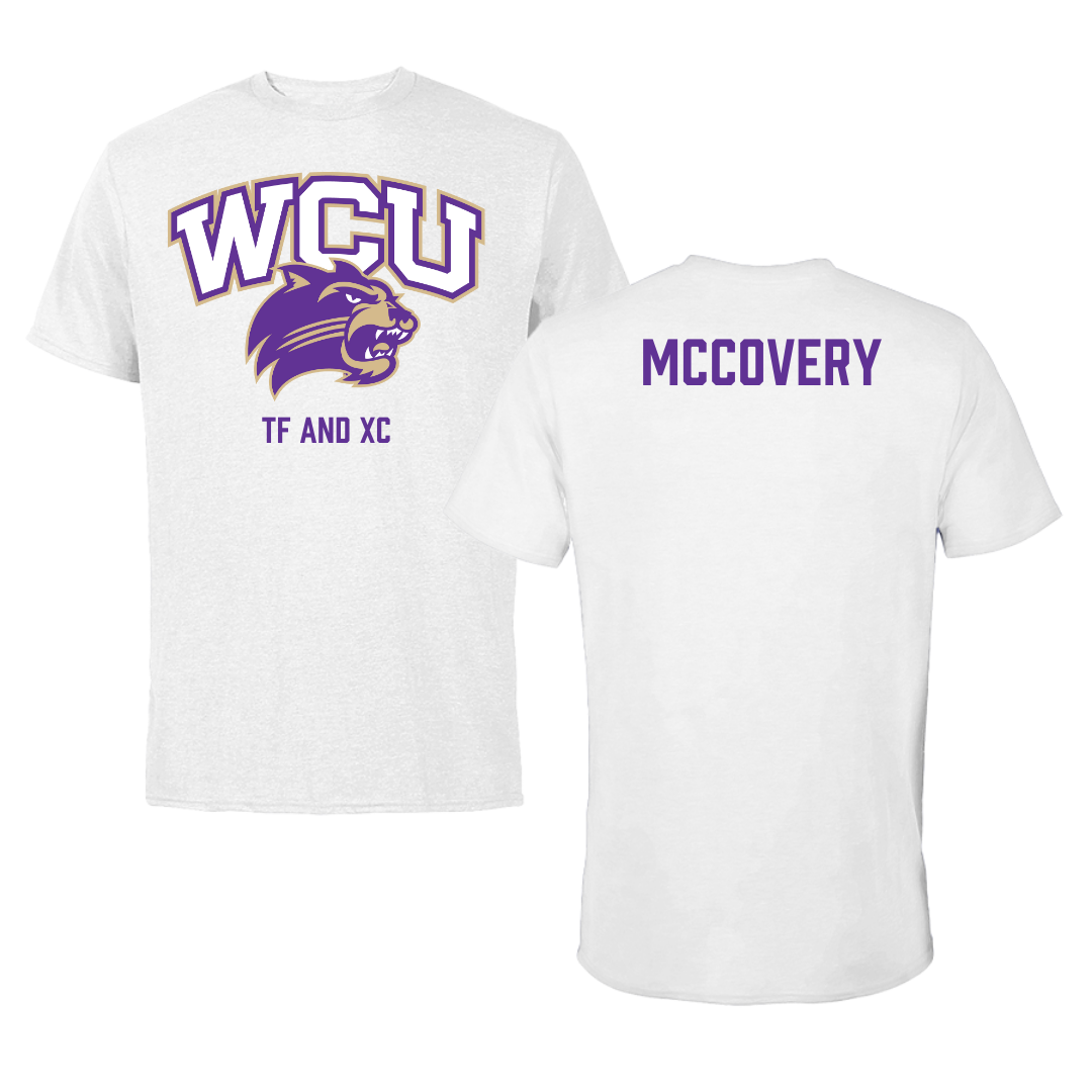 Western Carolina University TF and XC White Tee - Langston McCovery