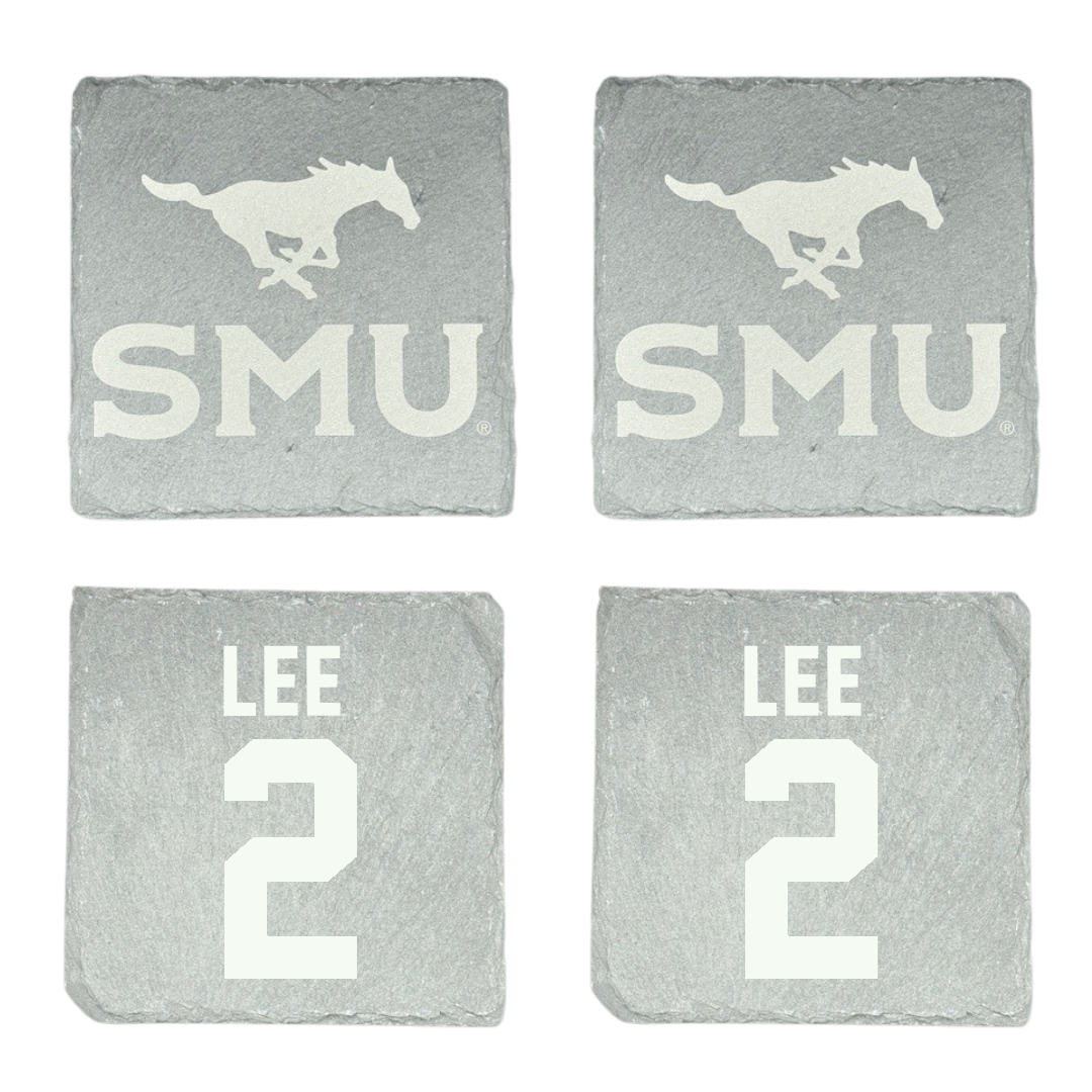 Southern Methodist University Soccer Stone Coaster (4 Pack)  - #2 Kaya Lee