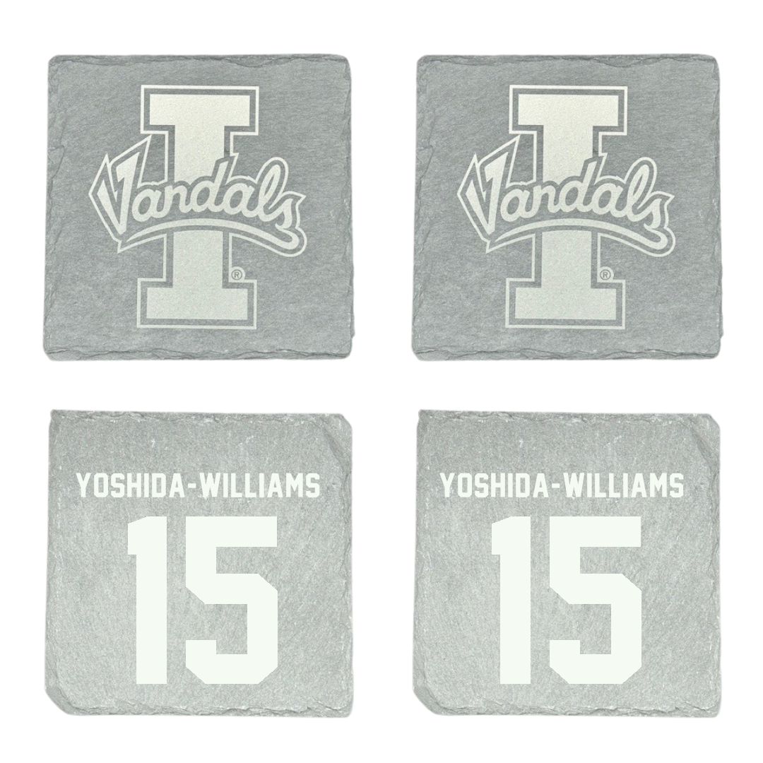 University of Idaho Soccer Stone Coaster (4 Pack)  - #15 Karli Yoshida-Williams
