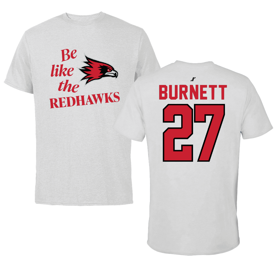 Southeast Missouri State University Softball Light Gray Be Like Us Performance Tee - #27 Hailey Burnett