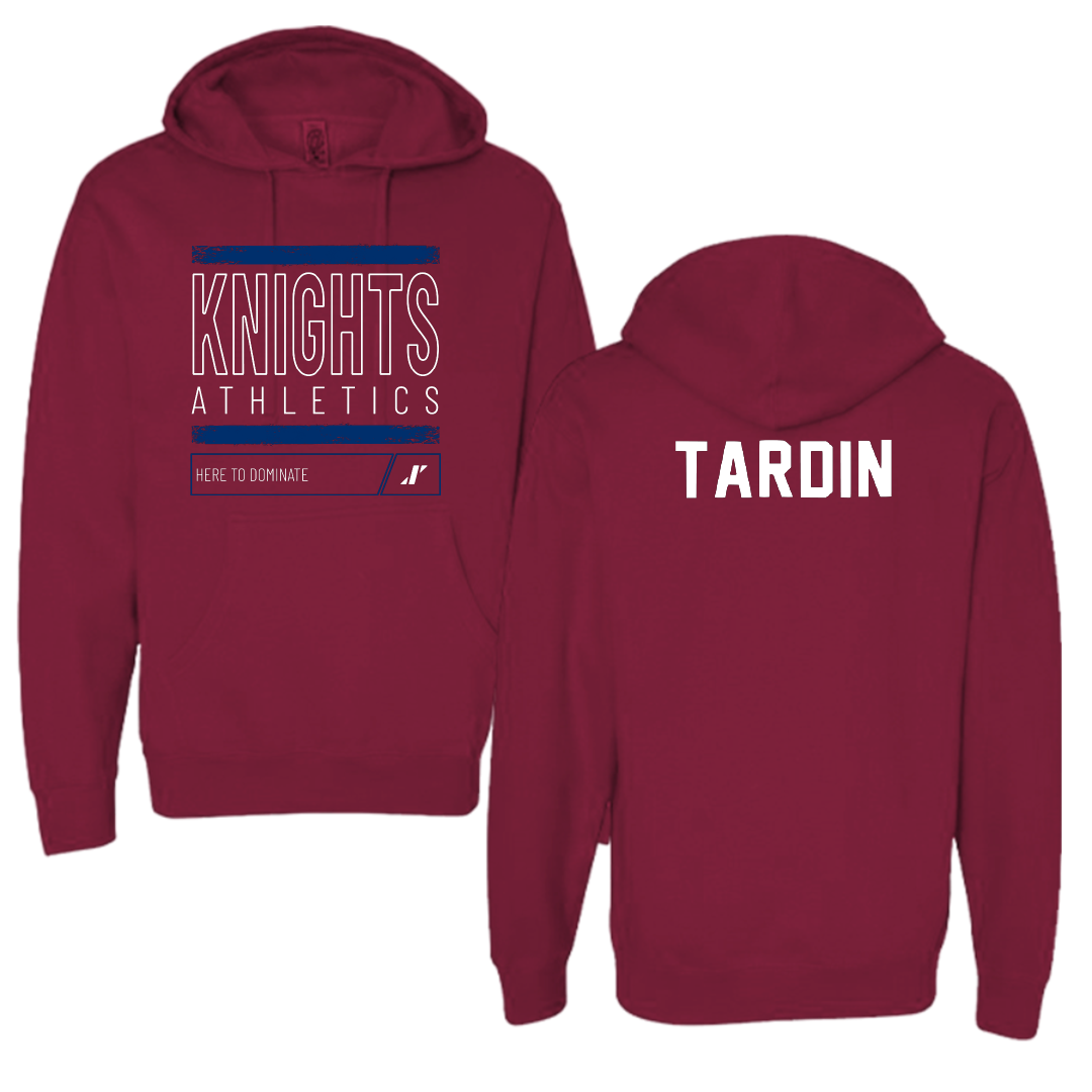 Fairleigh Dickinson University-Metropolitan Campus Tennis Maroon Dominate Hoodie - Fernando Tardin