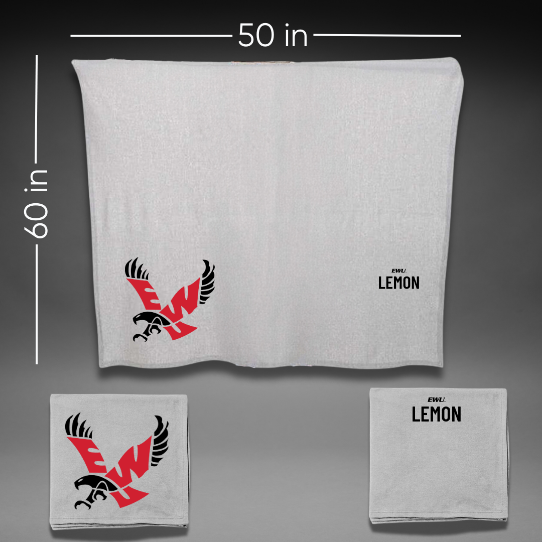 Eastern Washington University TF and XC Gray Blanket - Marcus Lemon