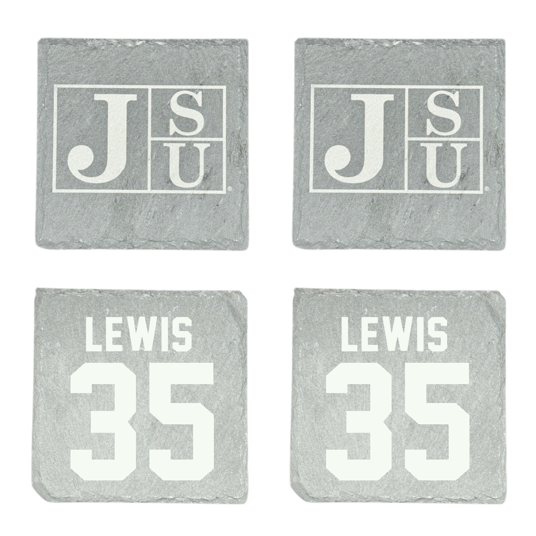 Jackson State University Baseball Stone Coaster (4 Pack)  - #35 CJ Lewis