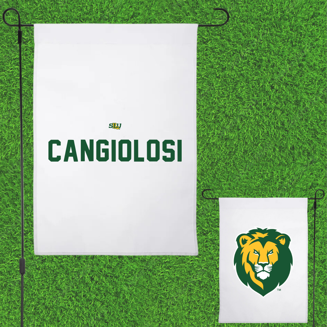 Southeastern Louisiana University Cheer White Garden Flag - Camryn Cangiolosi