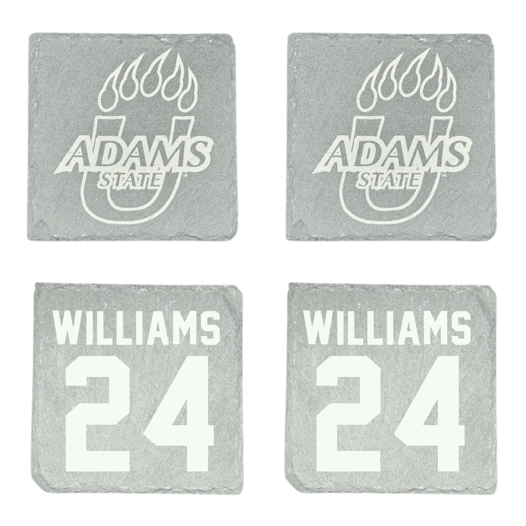 Adams State University Football Stone Coaster (4 Pack)  - #24 Christopher Williams