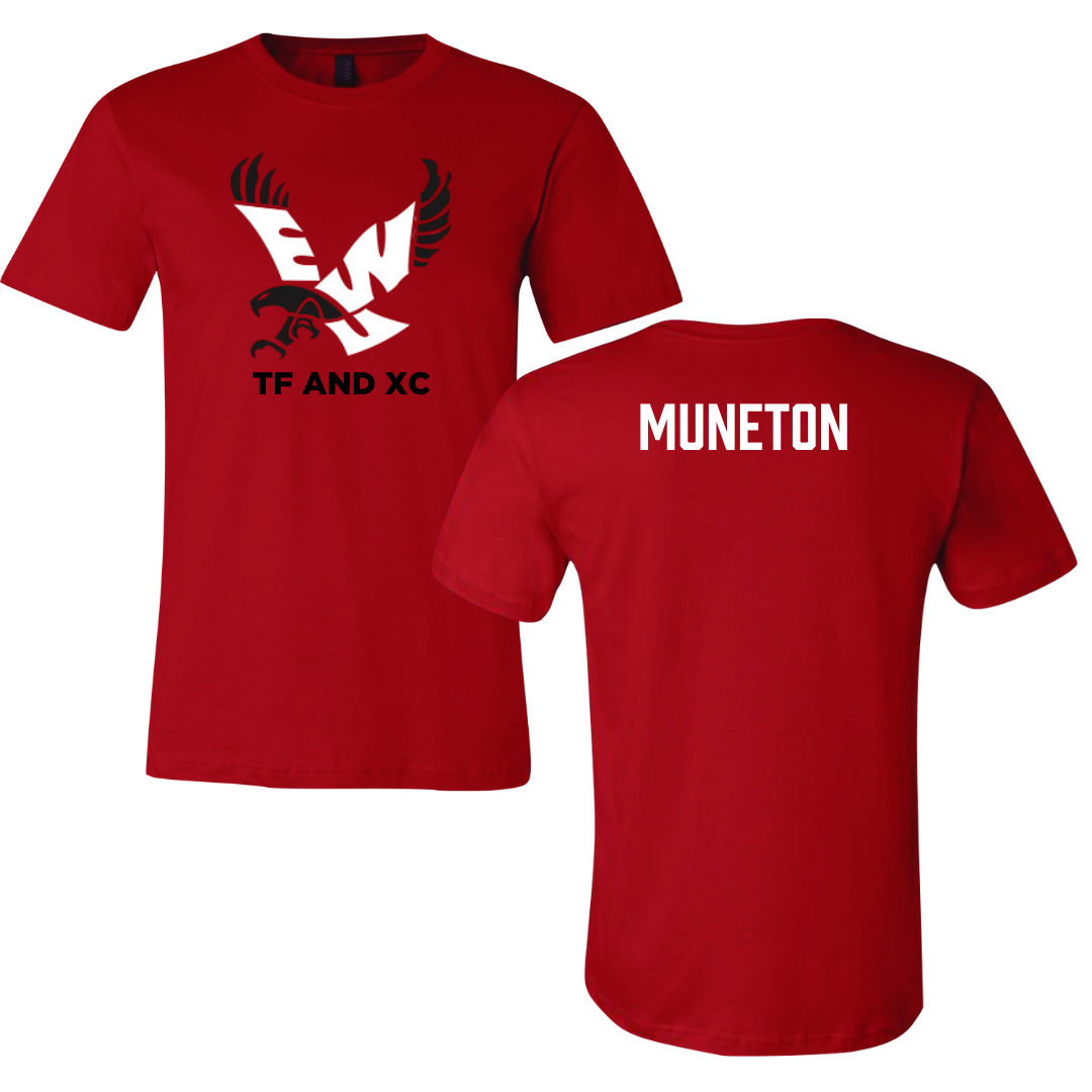 Eastern Washington University TF and XC Red Performance Tee - Jasmin Muneton