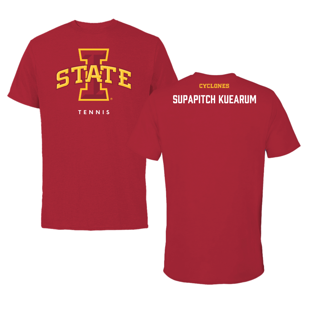 Iowa State University Tennis Cardinal Tee - Anna Supapitch Kuearum