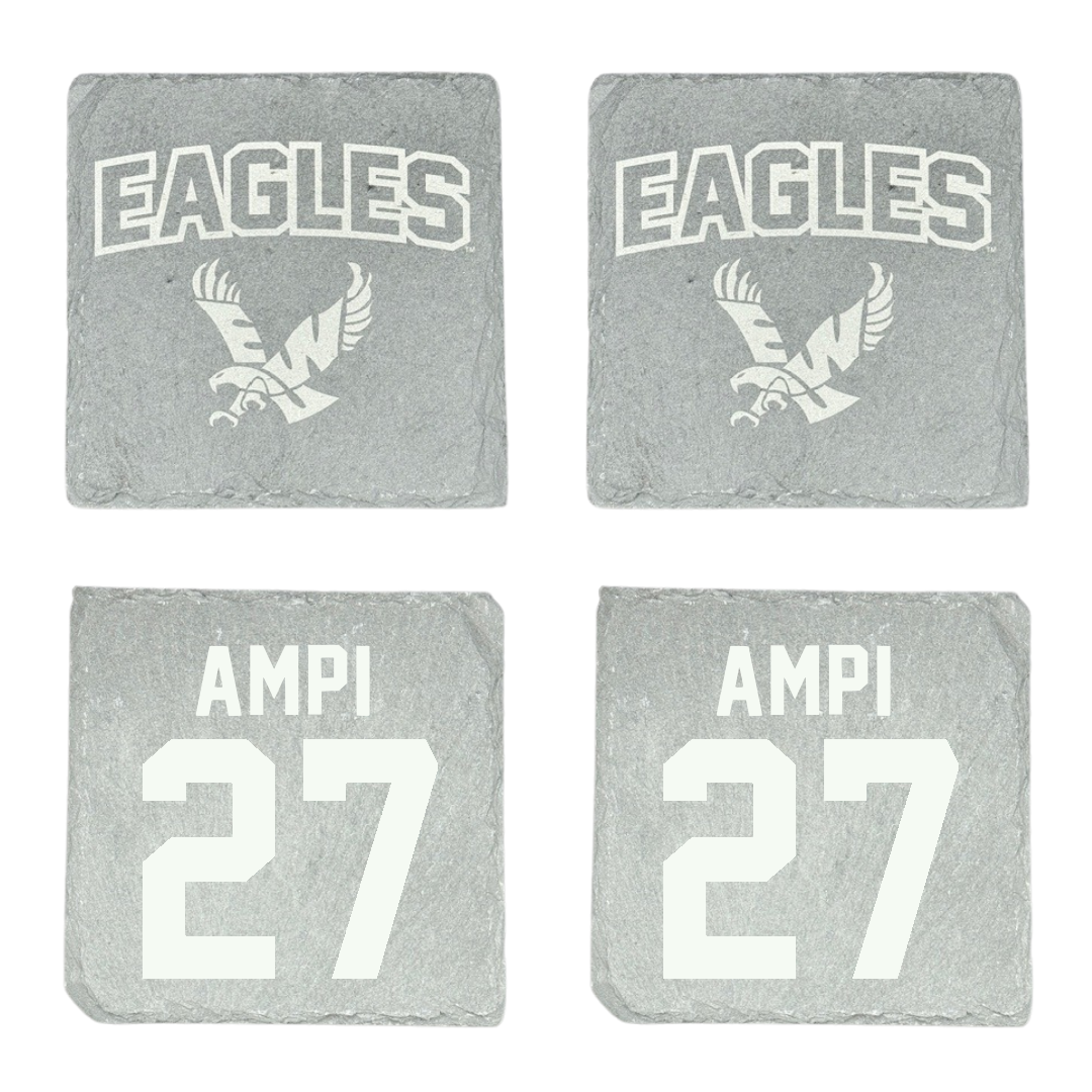 Eastern Washington University Soccer Stone Coaster (4 Pack)  - #27 Ryanne Ampi