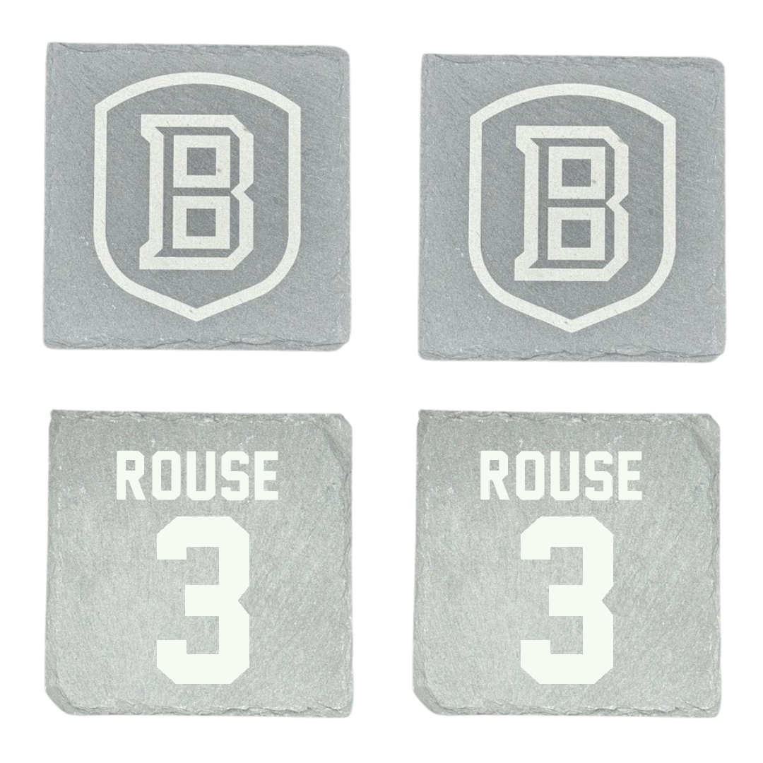 Bradley University Basketball Stone Coaster (4 Pack)  - #3 Alex Rouse
