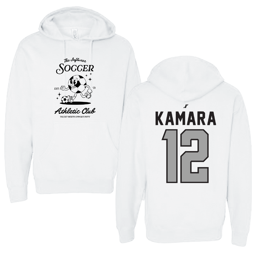 Soccer White Influxer Athletic Club Hoodie - #12 Ishmail Kamara