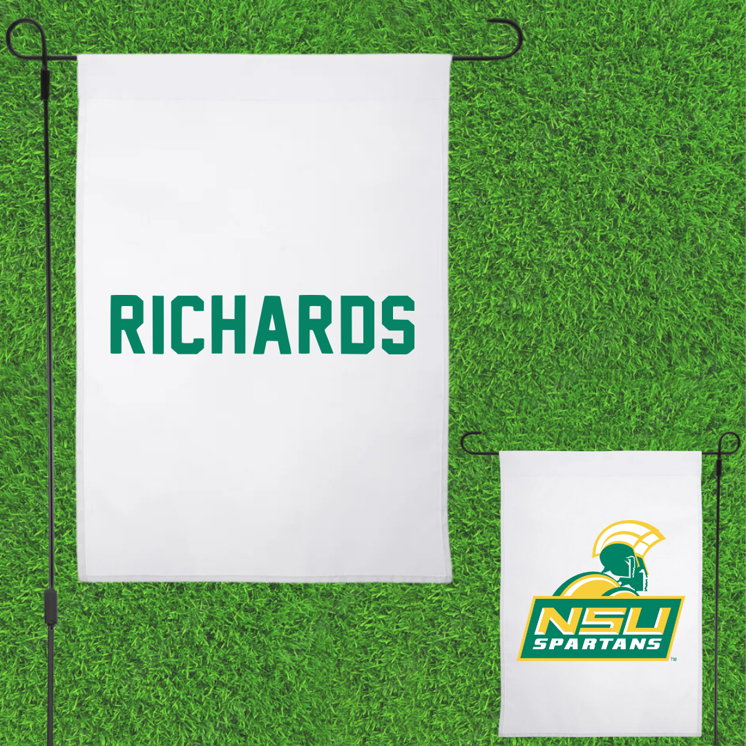 Norfolk State University TF and XC White Garden Flag - Indya Richards