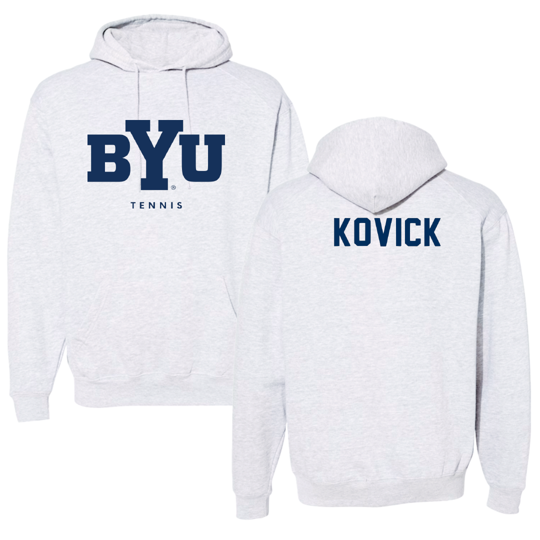 Brigham Young University Tennis Gray Hoodie - Kendall Kovick