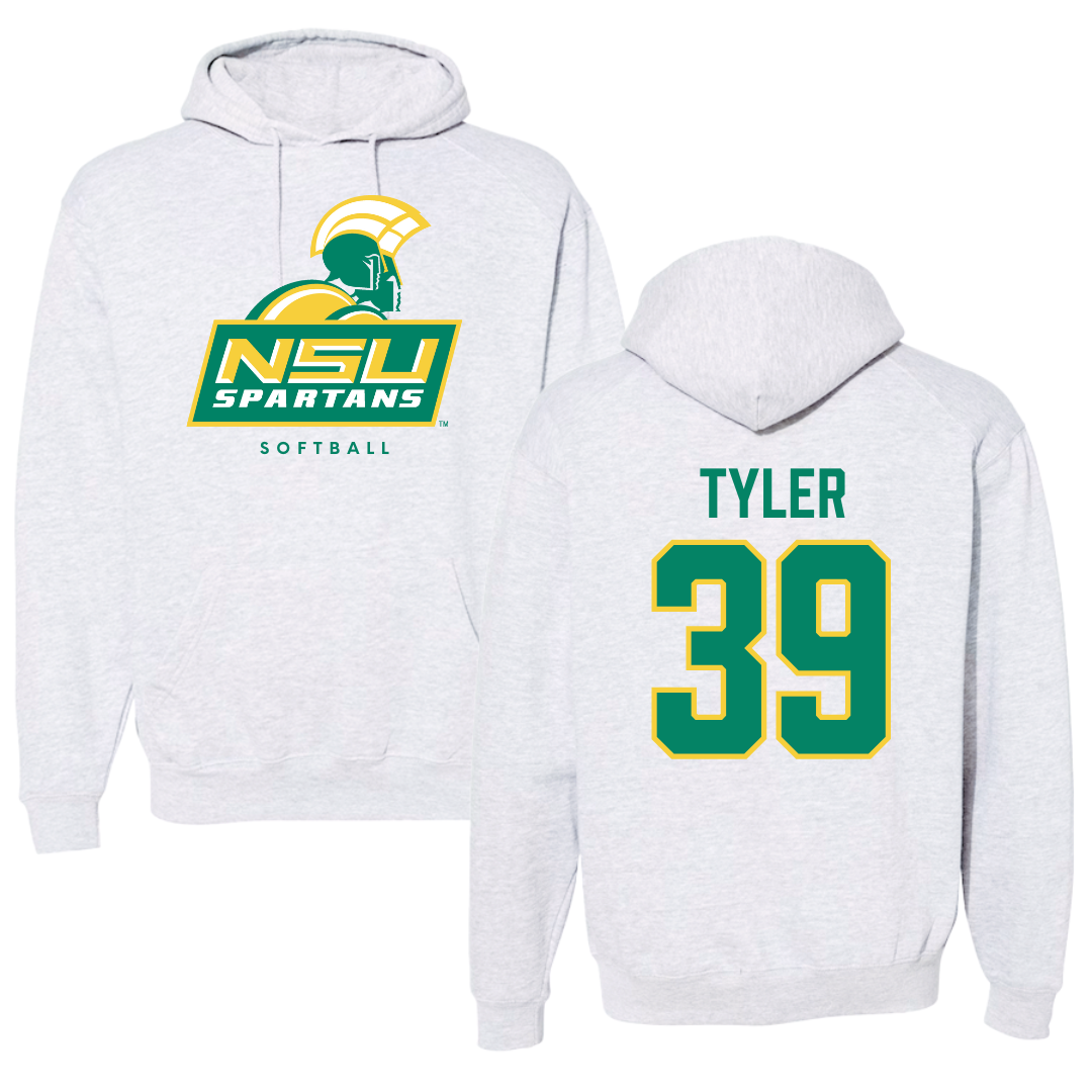 Norfolk State University Softball Gray Hoodie - #39 Brierra Tyler