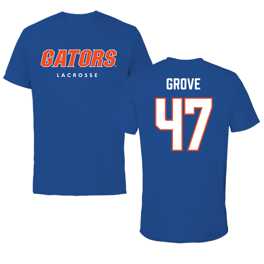 University of Florida Lacrosse True Royal Tee - #47 Sara Grove