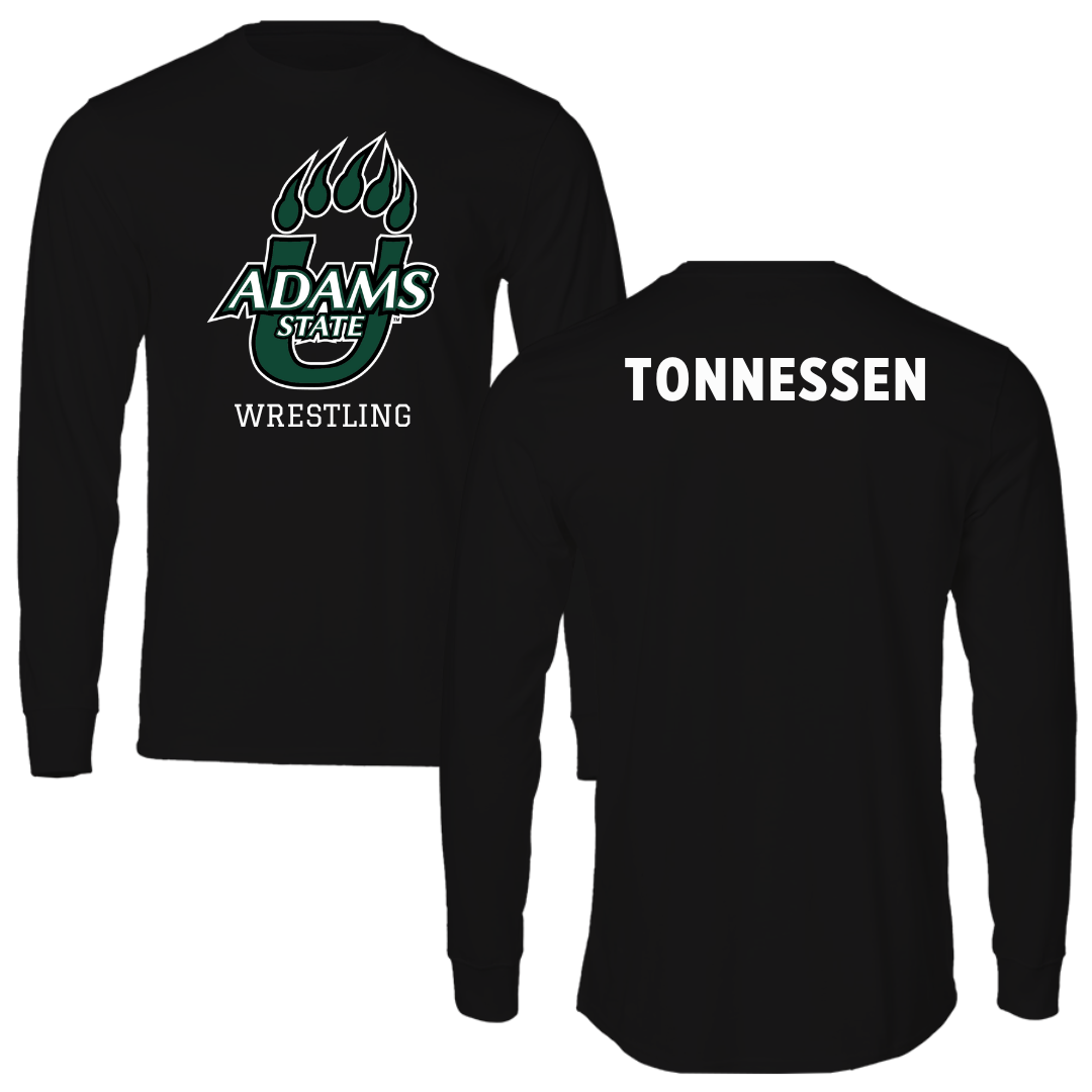 Adams State University Wrestling Black State Performance Long Sleeve - Benjamin Tonnessen