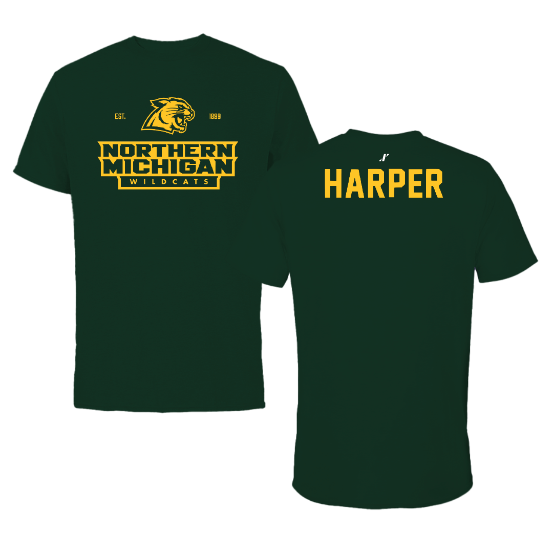 Northern Michigan University TF and XC Forest Green General Tee - Beverly Harper