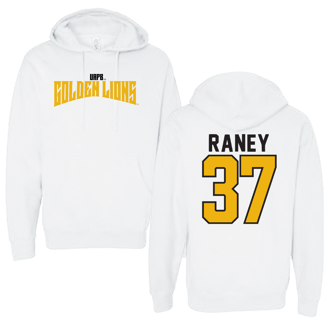 University of Arkansas-Pine Bluff Softball White Classic Hoodie - #37 LeeAnn Raney