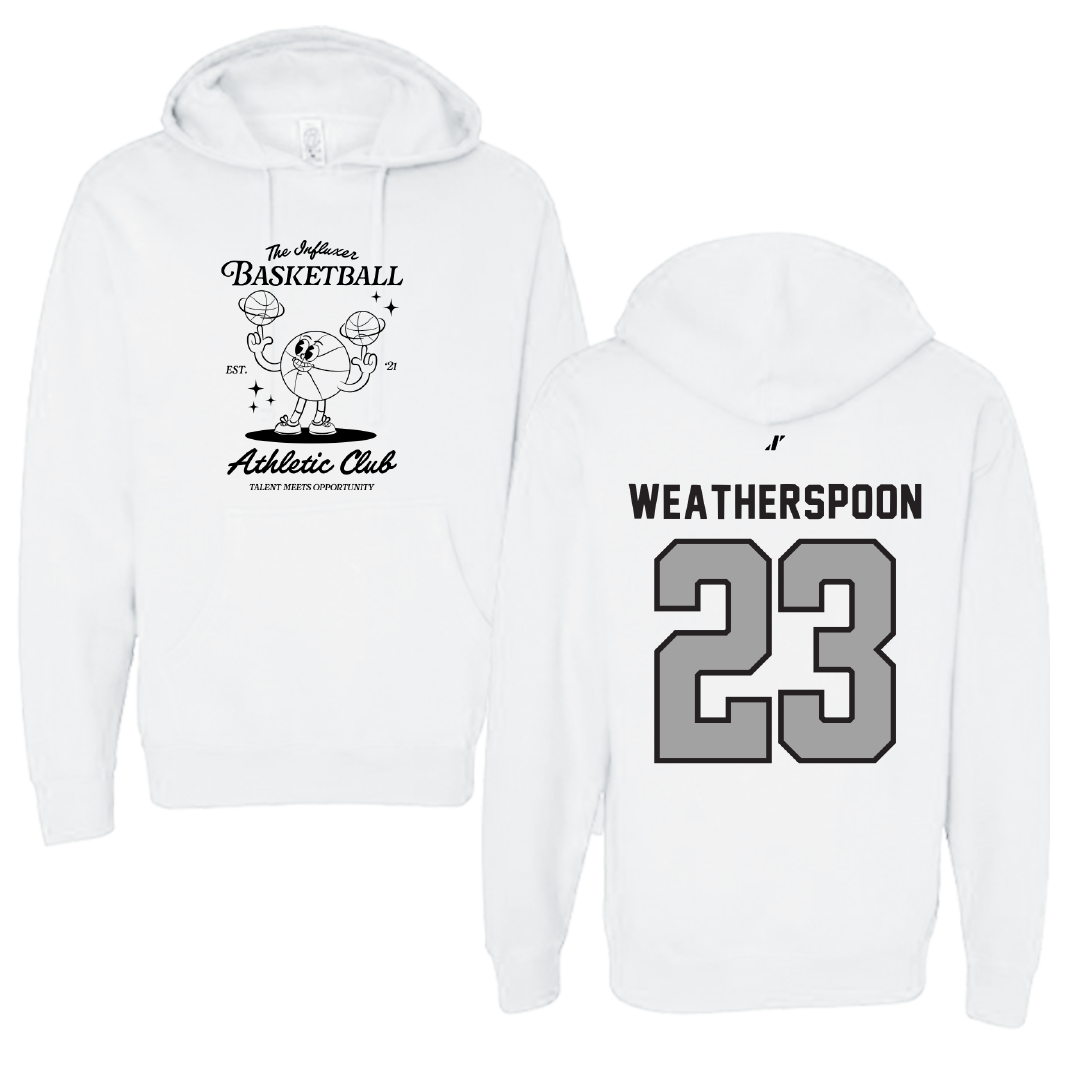 Basketball White Influxer Athletic Club Hoodie - #23 Brandon Weatherspoon