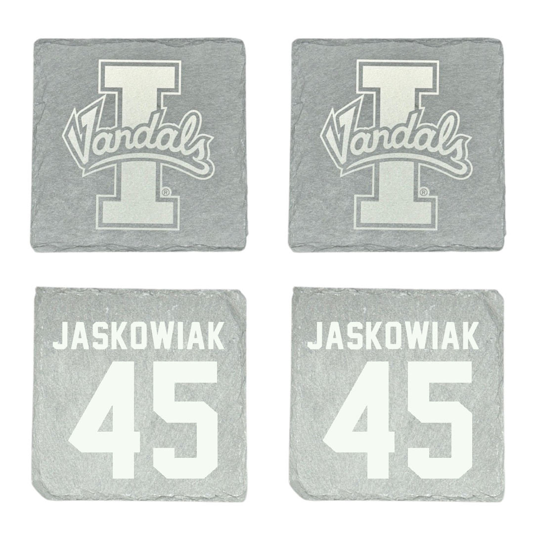 University of Idaho Football Stone Coaster (4 Pack)  - #45 Mitchel Jaskowiak