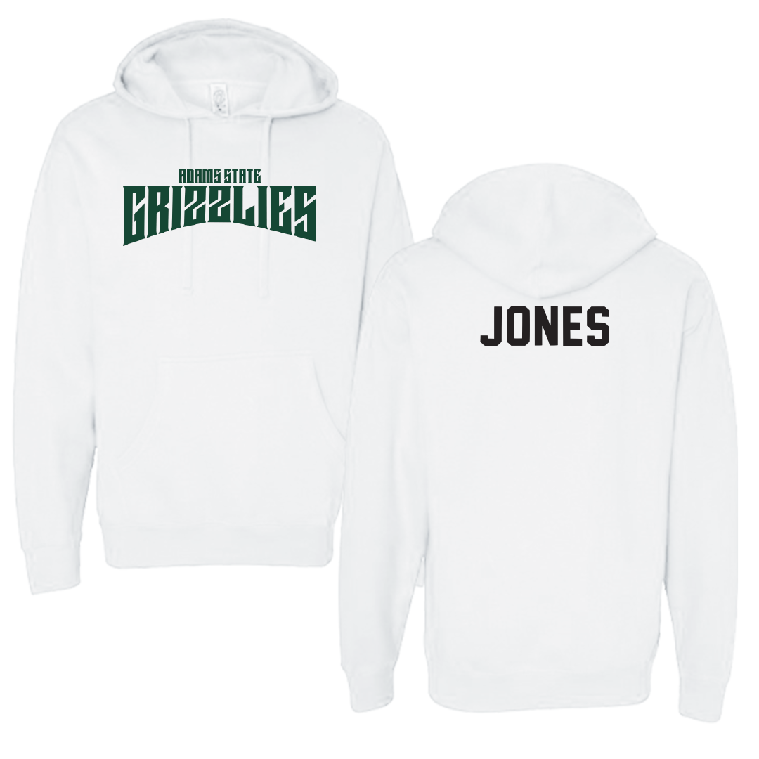 Adams State University Swimming & Diving White Classic Hoodie - Joshua Jones