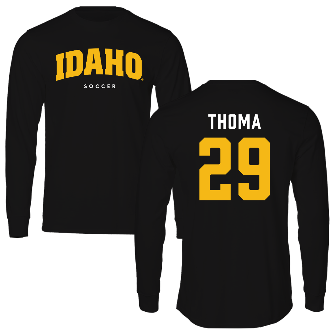University of Idaho Soccer Black Long Sleeve - #29 Isabelle Thoma