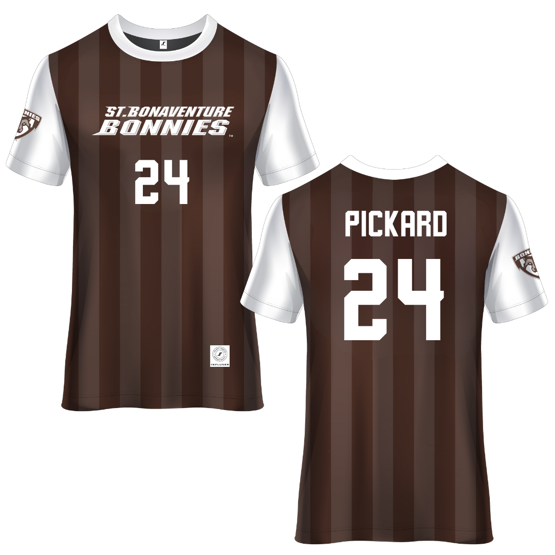 St. Bonaventure University Brown Soccer Jersey - #24 Kristin Pickard