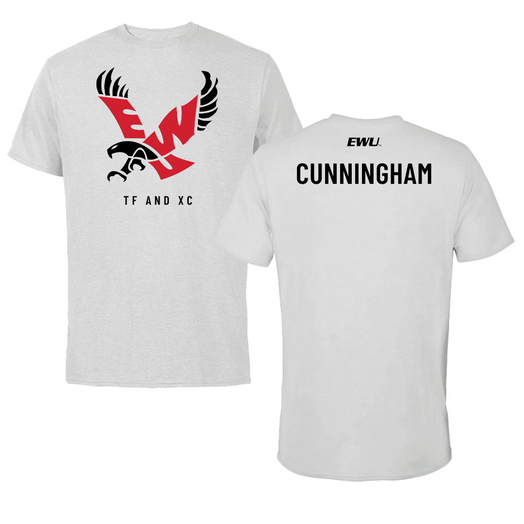 Eastern Washington University TF and XC Light Gray Tee - Nic Cunningham