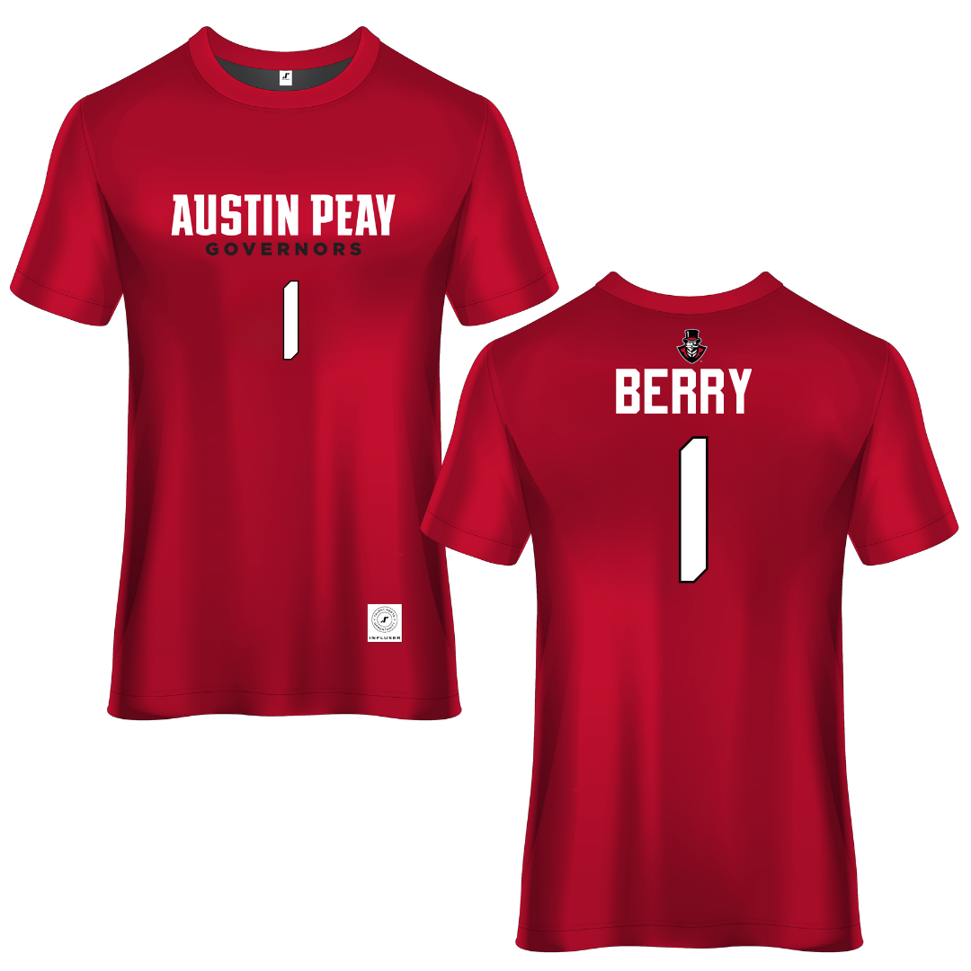 Austin Peay State University Red Soccer Jersey - #1 Lauryn Berry