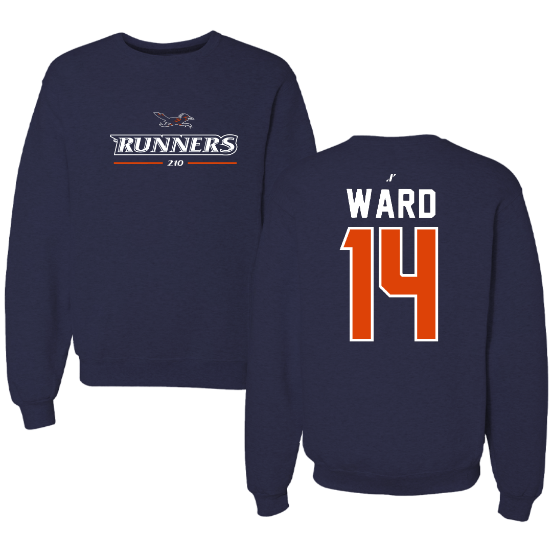 University of Texas at San Antonio Baseball Navy General Crewneck - #14 Ryan Ward