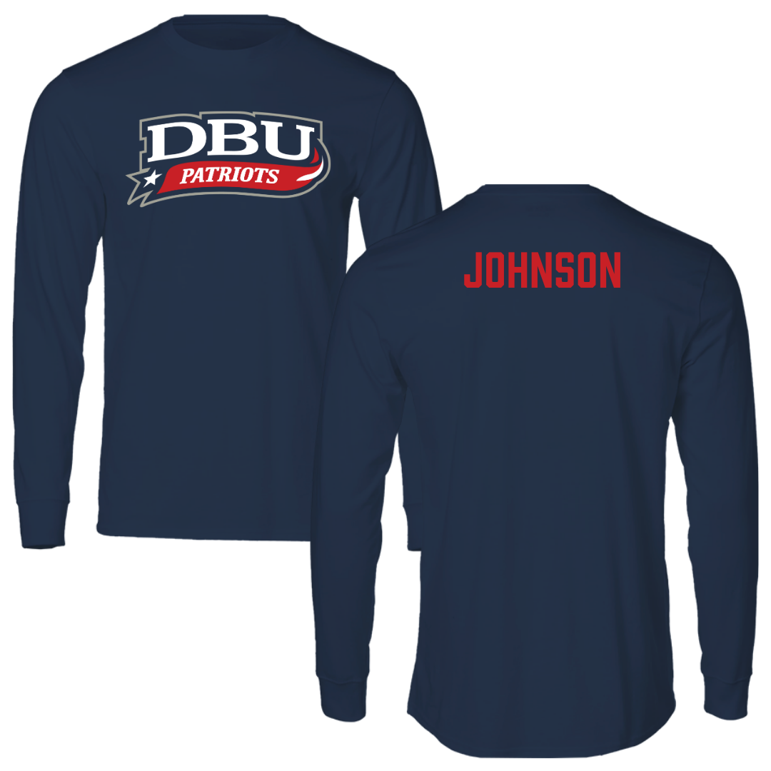 Dallas Baptist University TF and XC Navy Long Sleeve - Cailey Johnson