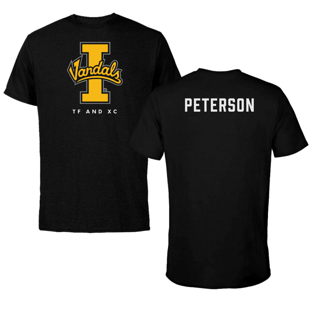 University of Idaho TF and XC Black Vandals Performance Tee - Landon Peterson