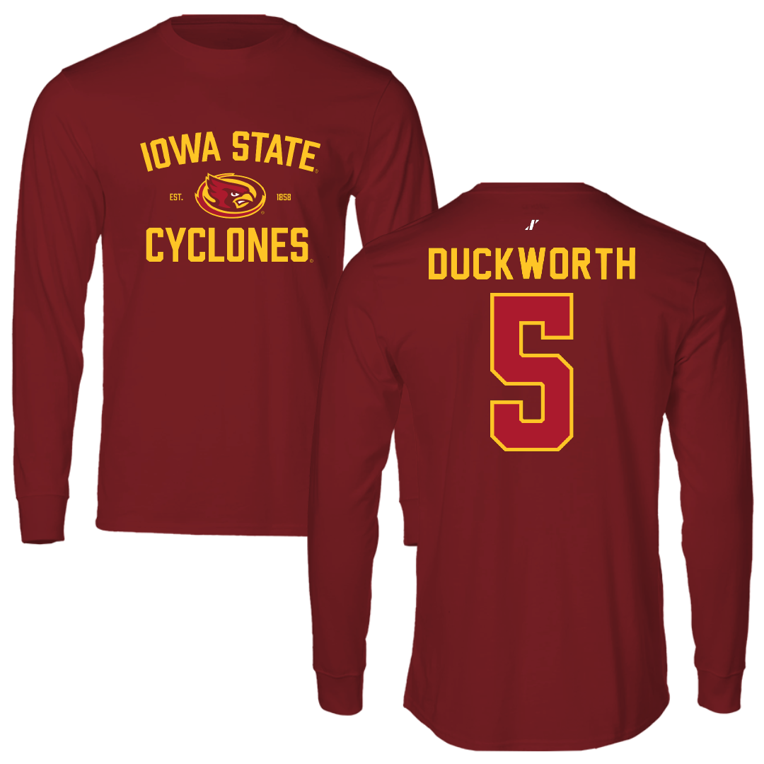 Iowa State University Volleyball Cardinal General Long Sleeve - #5 Maya Duckworth