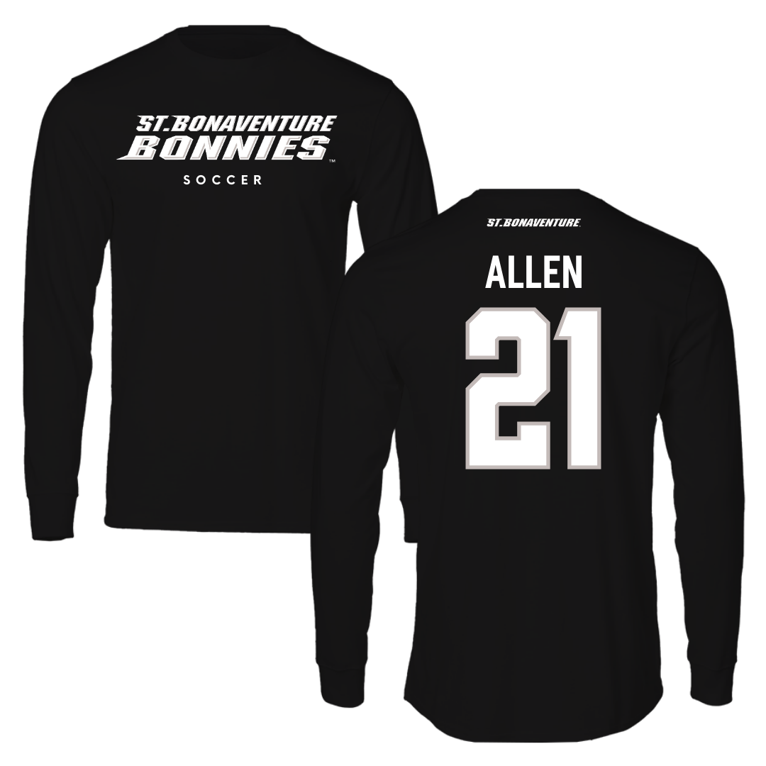 St. Bonaventure University Soccer Black Long Sleeve - #21 Olivia Allen