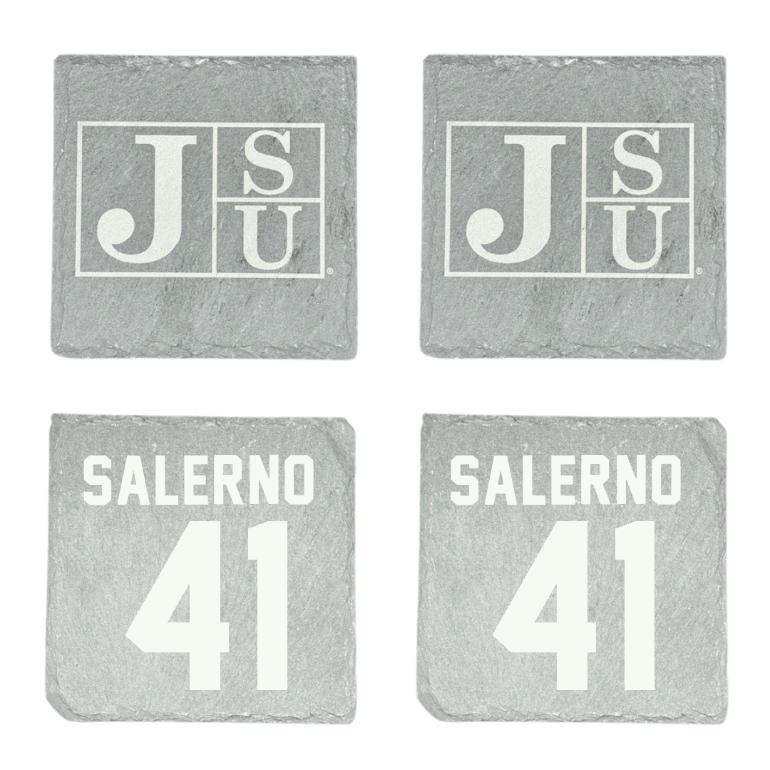 Jackson State University Football Stone Coaster (4 Pack)  - #41 Avery Salerno