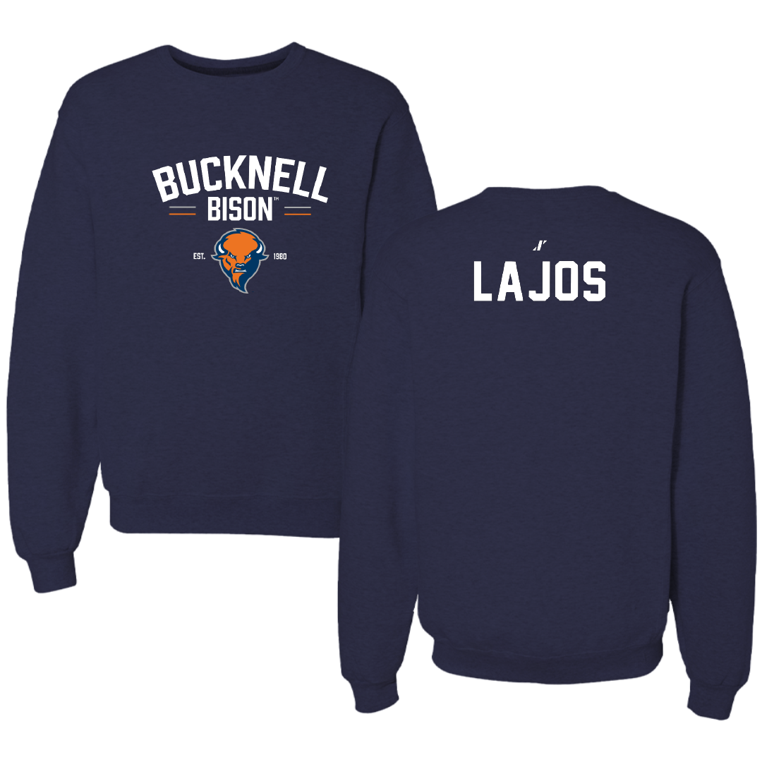 Bucknell University Tennis Navy General Crewneck - Anna Lajos