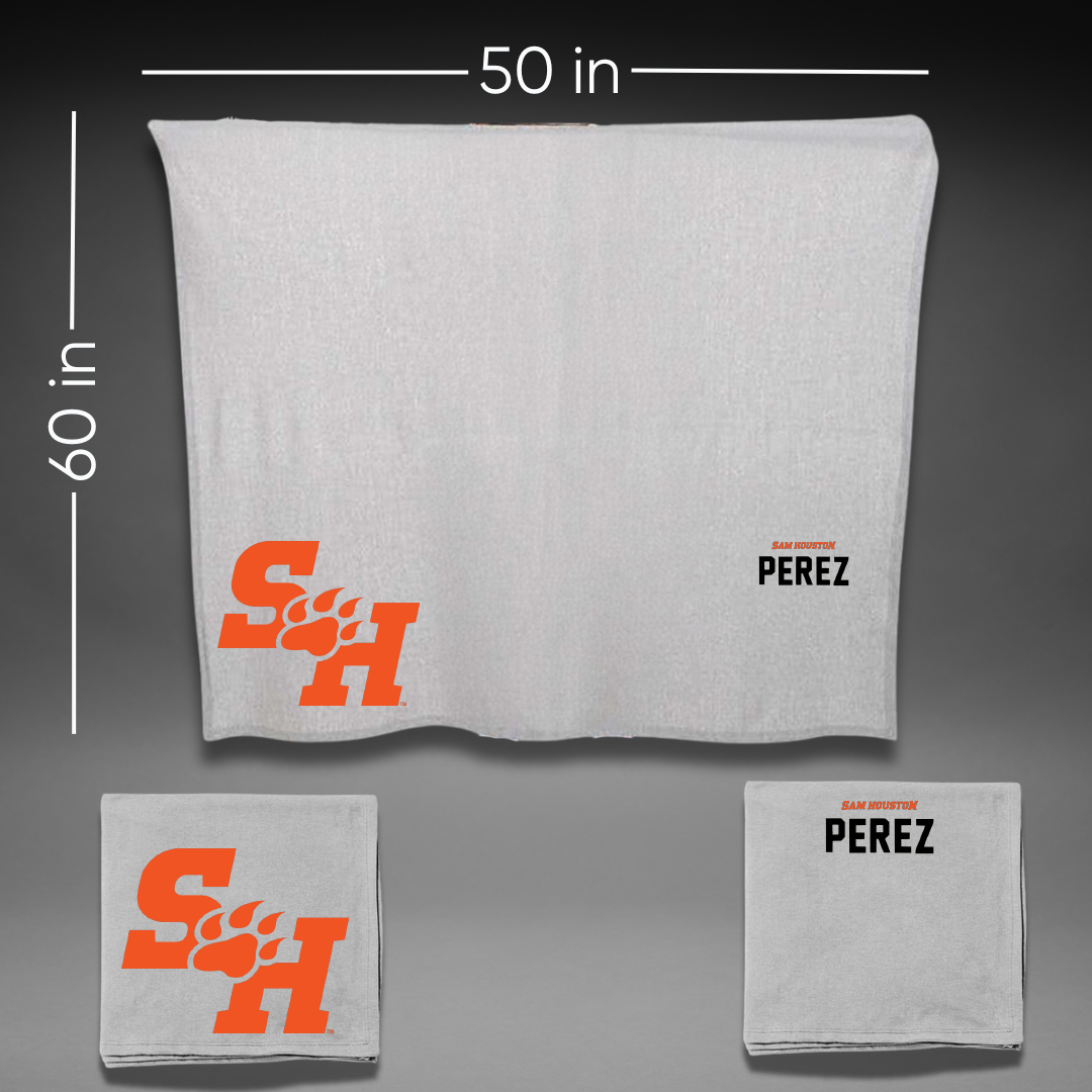 Sam Houston State University TF and XC Gray Blanket - Anthony Perez