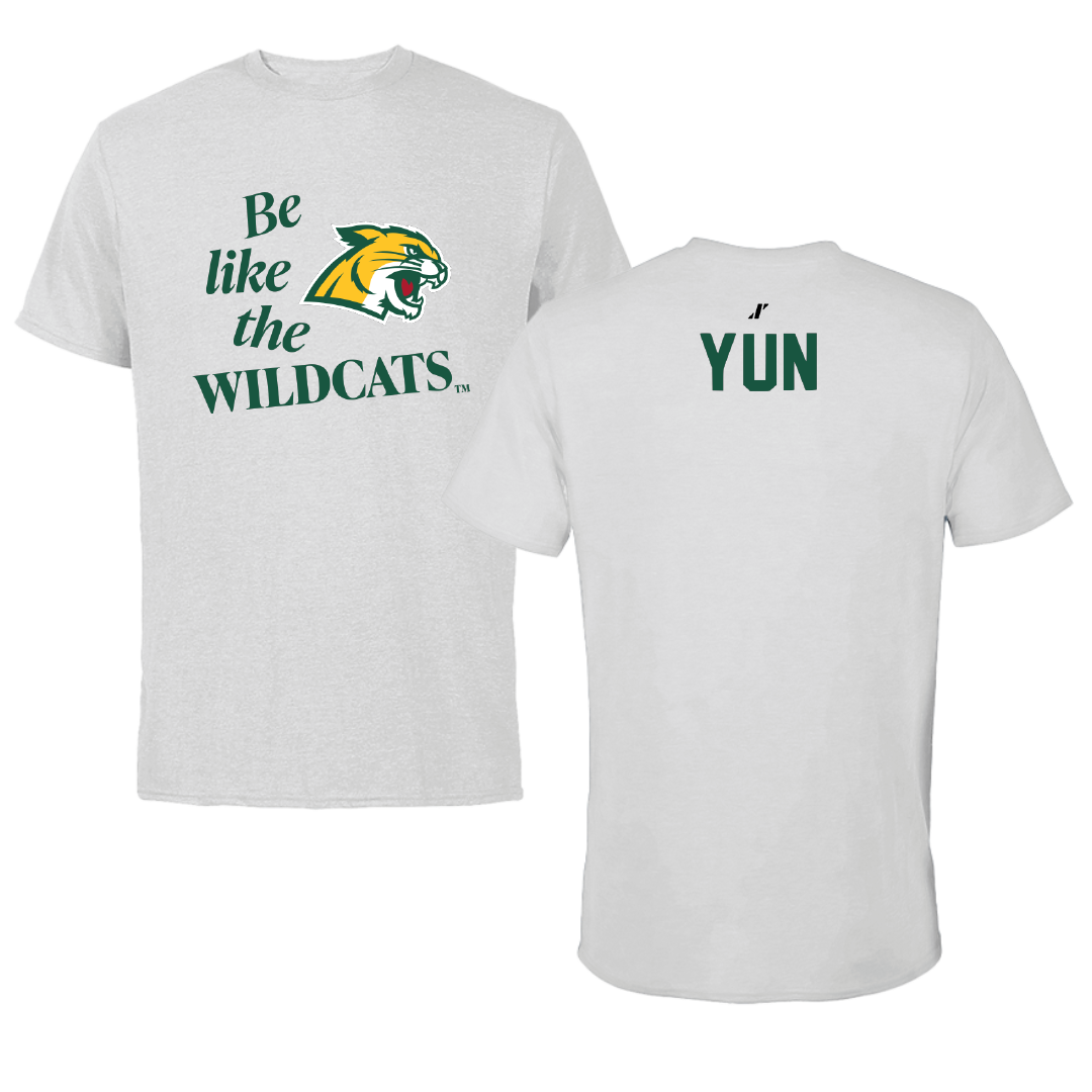 Northern Michigan University Golf Light Gray Be Like Us Performance Tee - Eric Yun