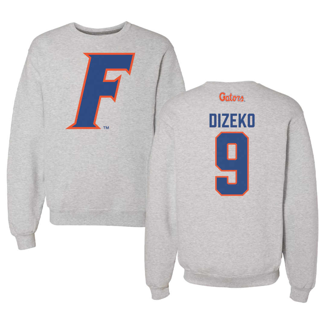 University of Florida Basketball Gray Crewneck - #9 Alexia Dizeko