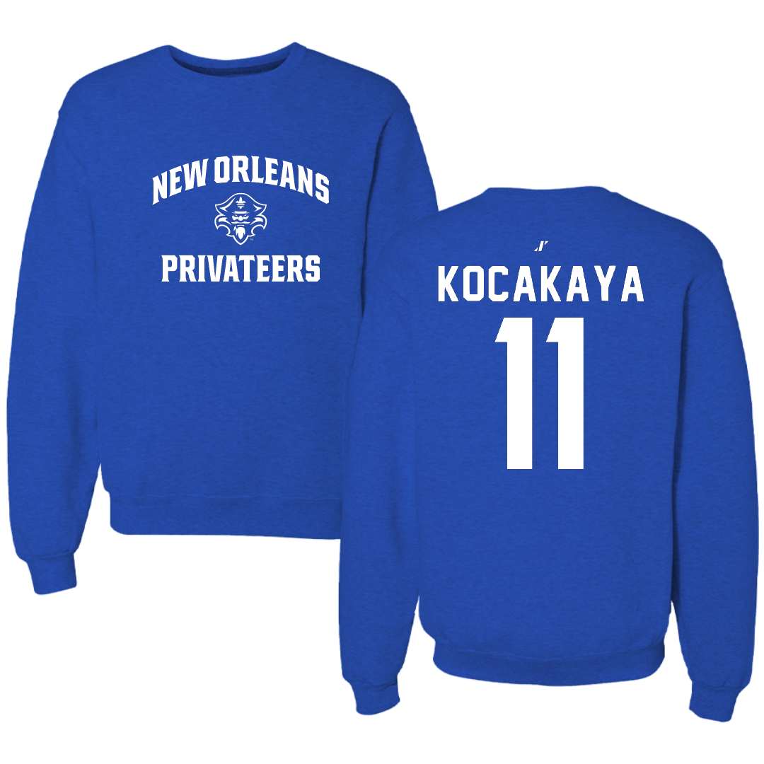 University of New Orleans Volleyball Blue General Crewneck - #11 Buse Kocakaya