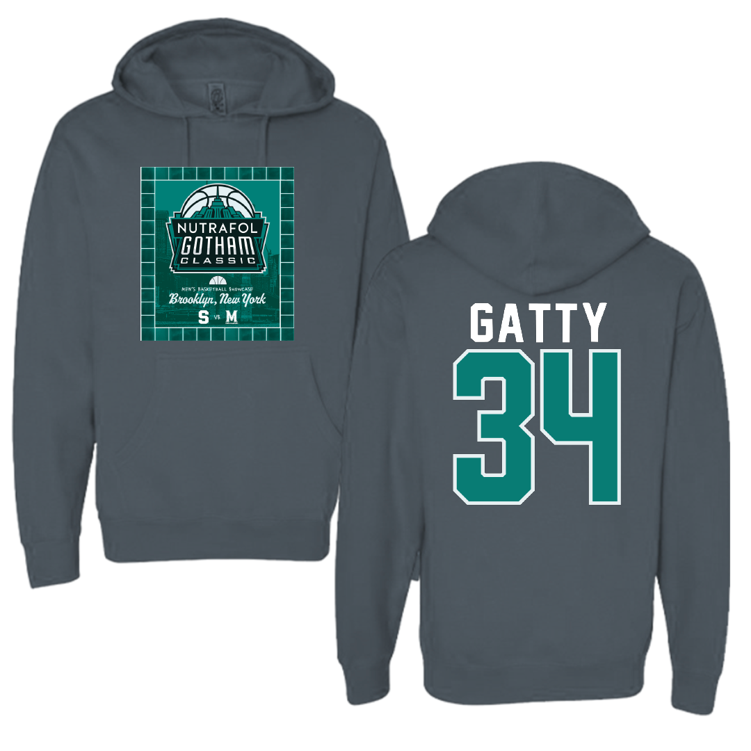 Syracuse University Basketball Dark Gray Gotham Syracuse Classic Hoodie - #34 Christopher Gatty