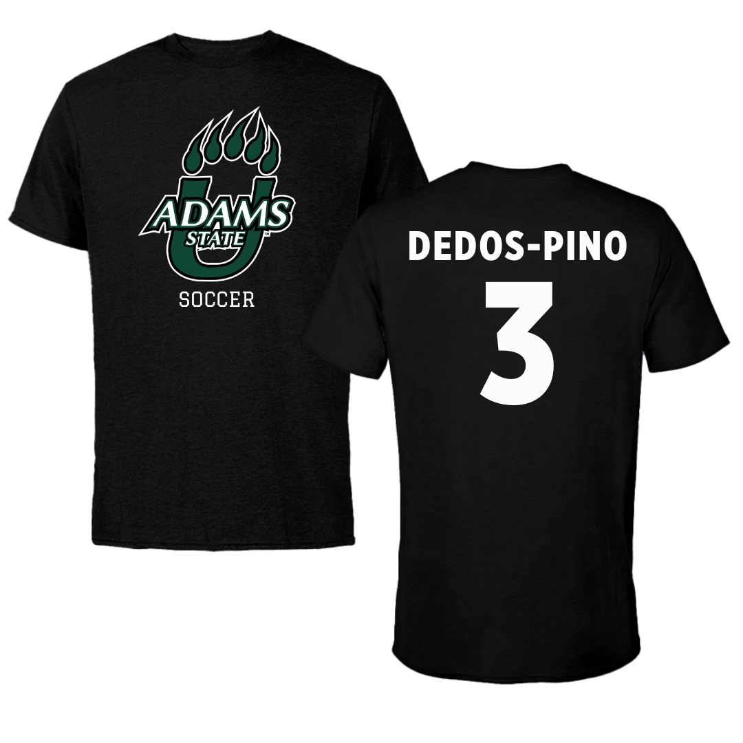 Adams State University Soccer Black State Tee - #3 Yarelis Dedos-Pino