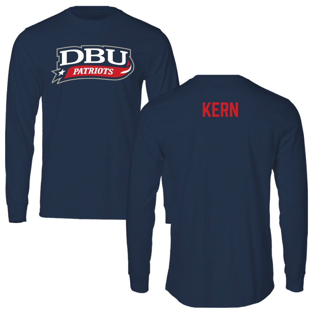 Dallas Baptist University TF and XC Navy Long Sleeve - Emily Kern