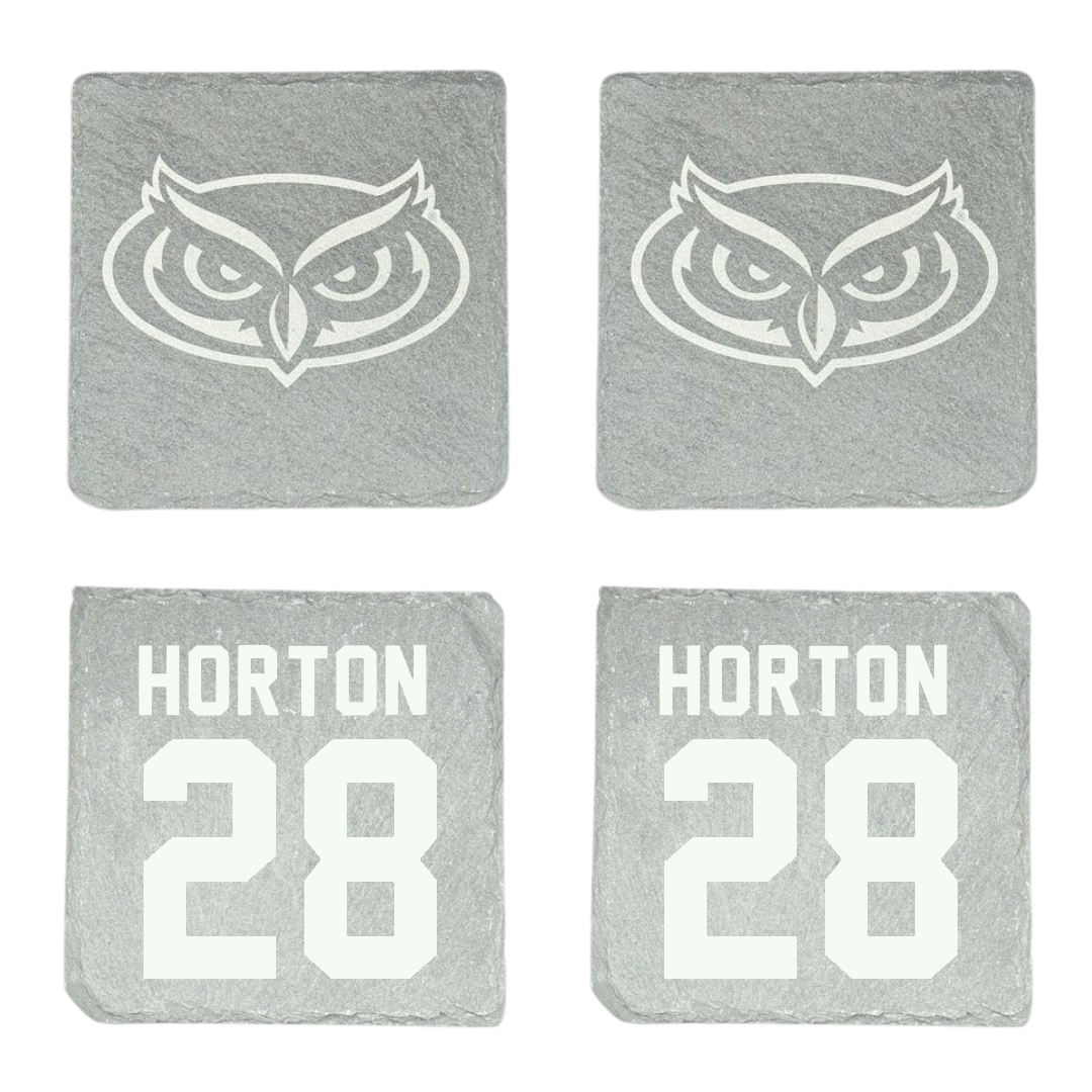 Florida Atlantic University Football Stone Coaster (4 Pack)  - #28 Zyere Horton