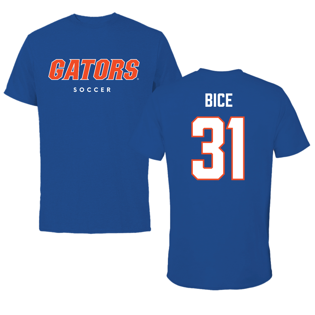 University of Florida Soccer True Royal Tee - #31 Paris Bice