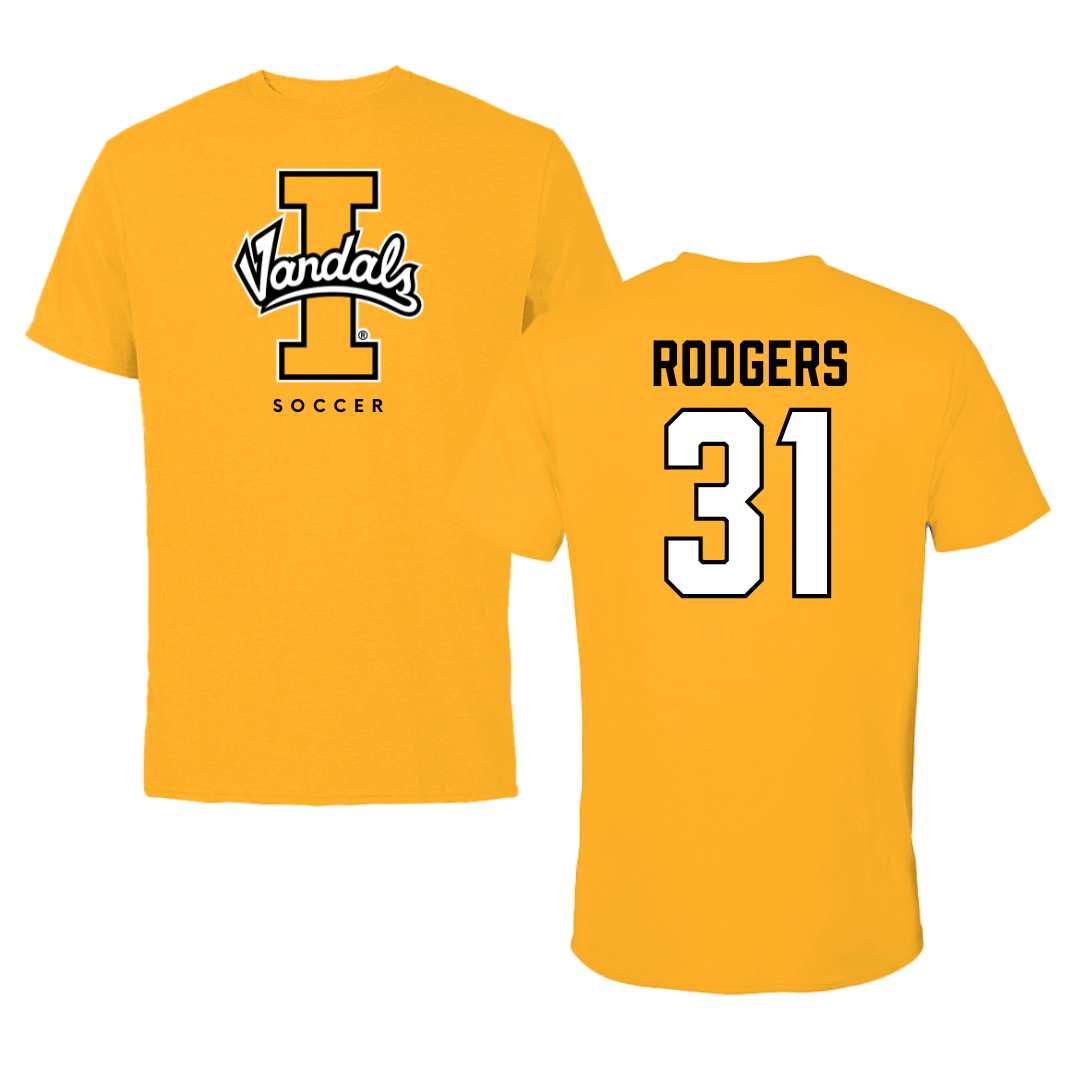 University of Idaho Soccer Gold Tee - #31 Sara Rodgers