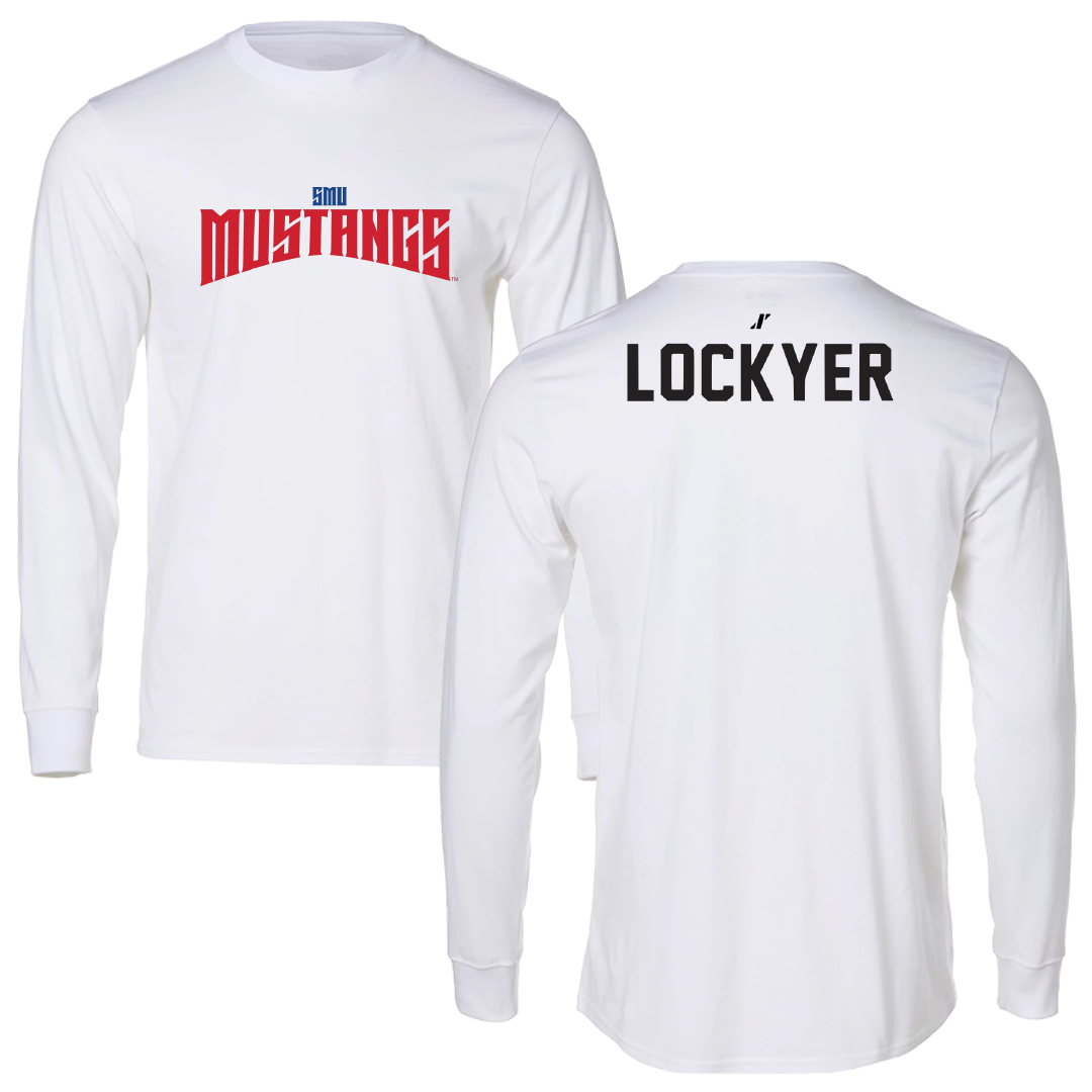 Southern Methodist University Swimming & Diving White Classic Long Sleeve - Hannah Lockyer