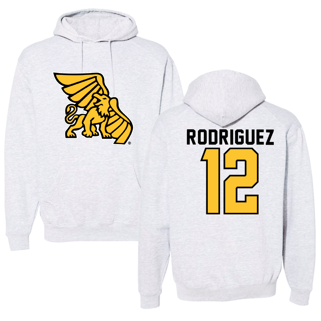Missouri Western State University Baseball Light Gray Hoodie - #12 Diego Rodriguez