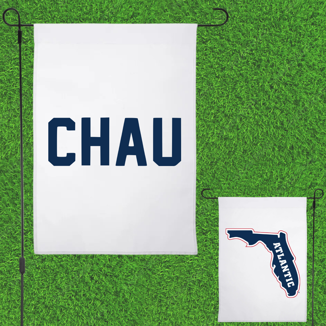 Florida Atlantic University Dance White Garden Flag - Bernice Chau