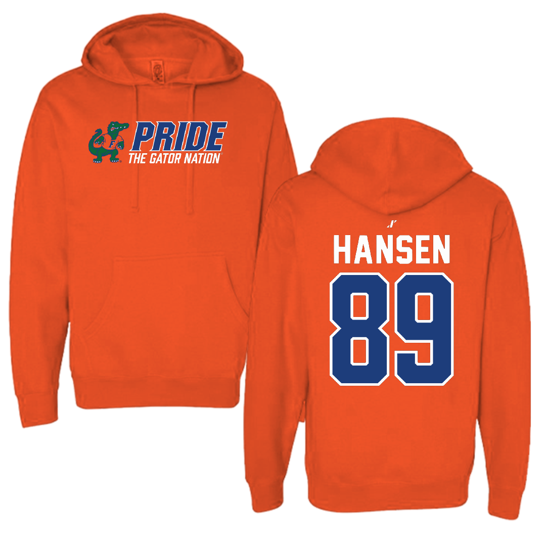 University of Florida Football Orange General Hoodie - #89 Hayden Hansen