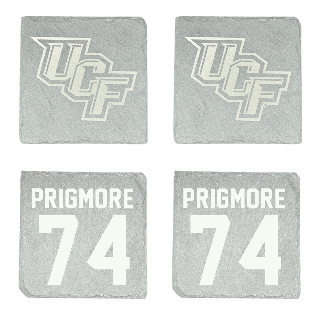 University of Central Florida Football Stone Coaster (4 Pack)  - #74 Matthew Prigmore
